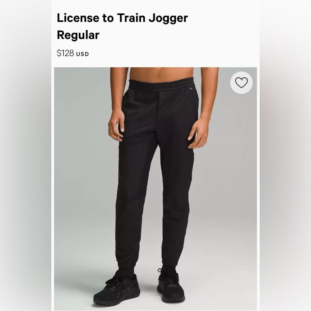 Lululemon License to Train Joggers